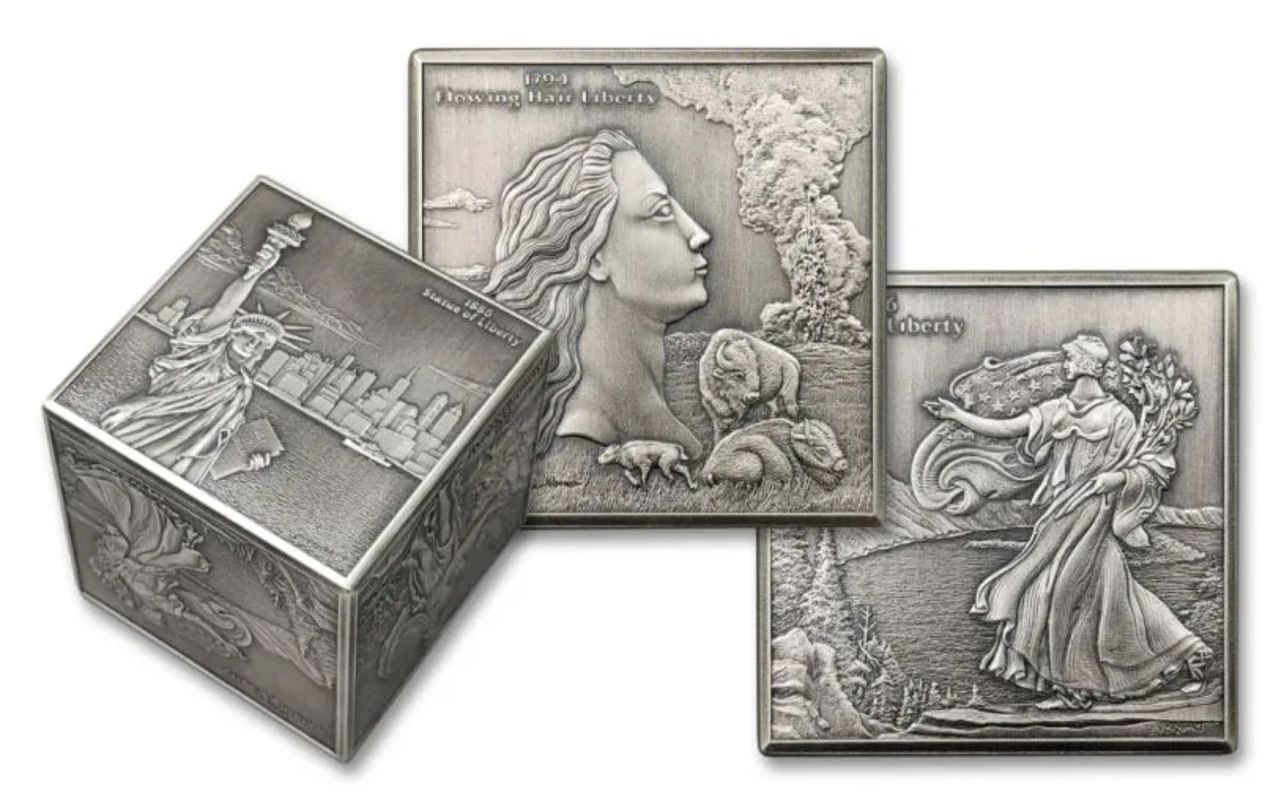 Ladies of Liberty Silver Kilo Cube!